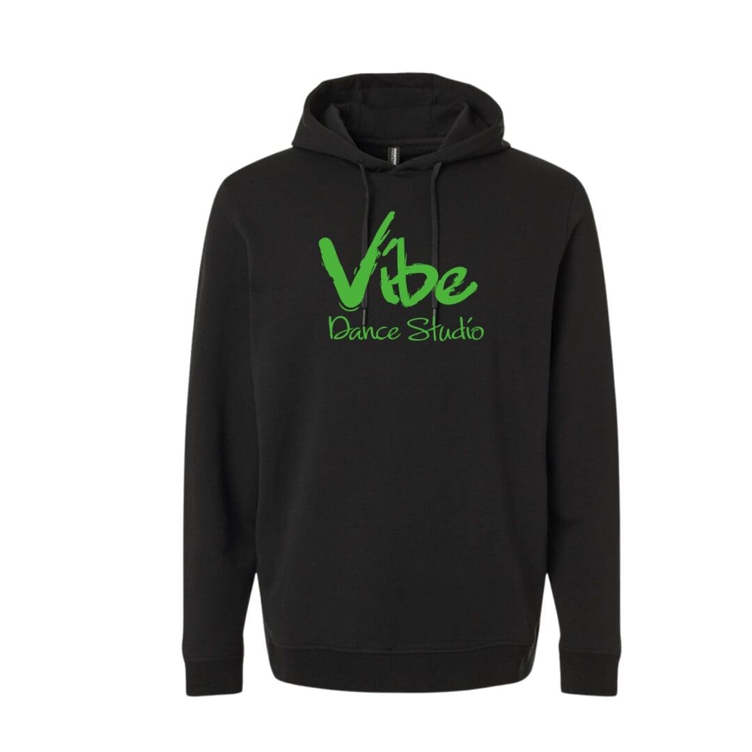 Black Vibe Dance Studio logo hoodie