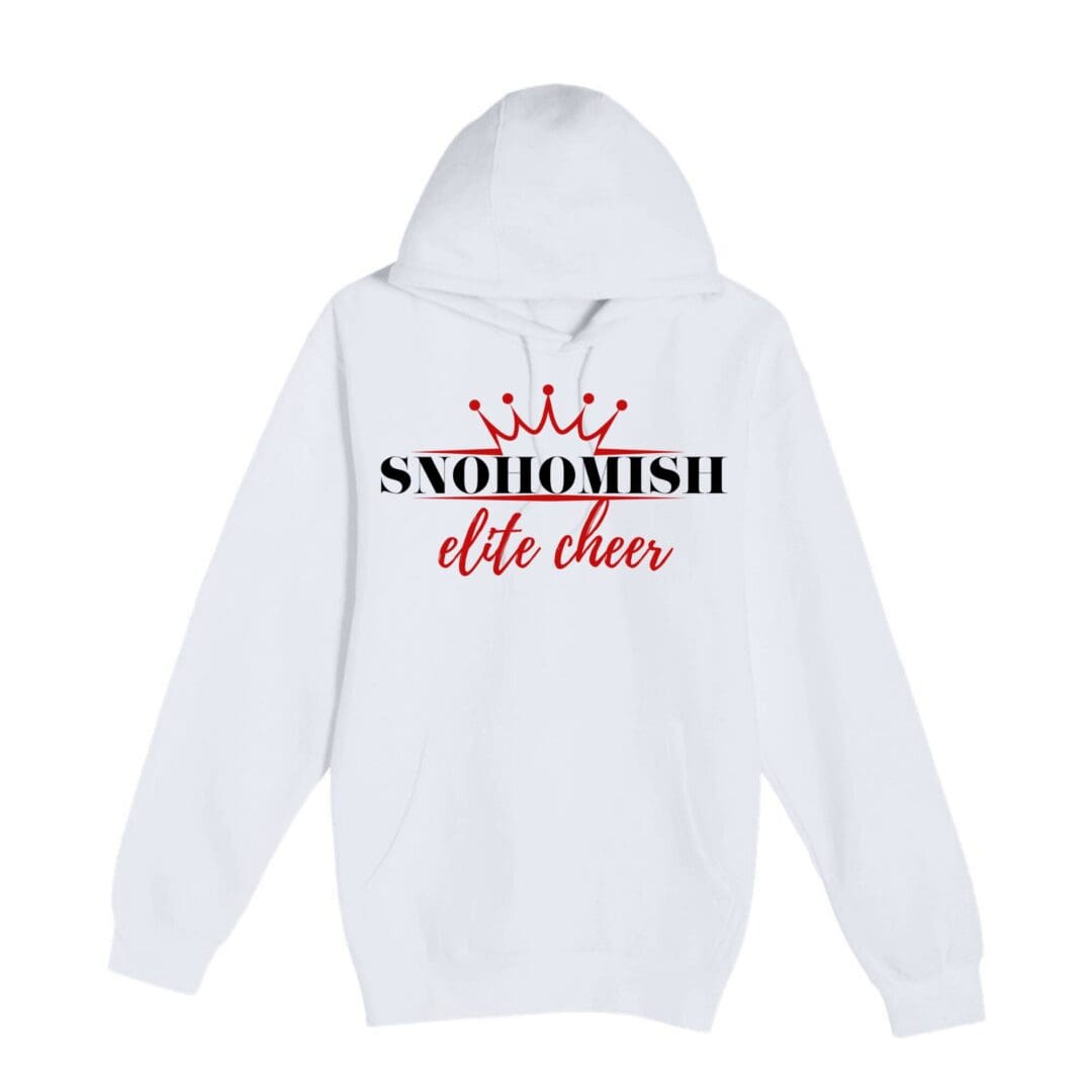 White Snohomish Elite Cheer hoodie