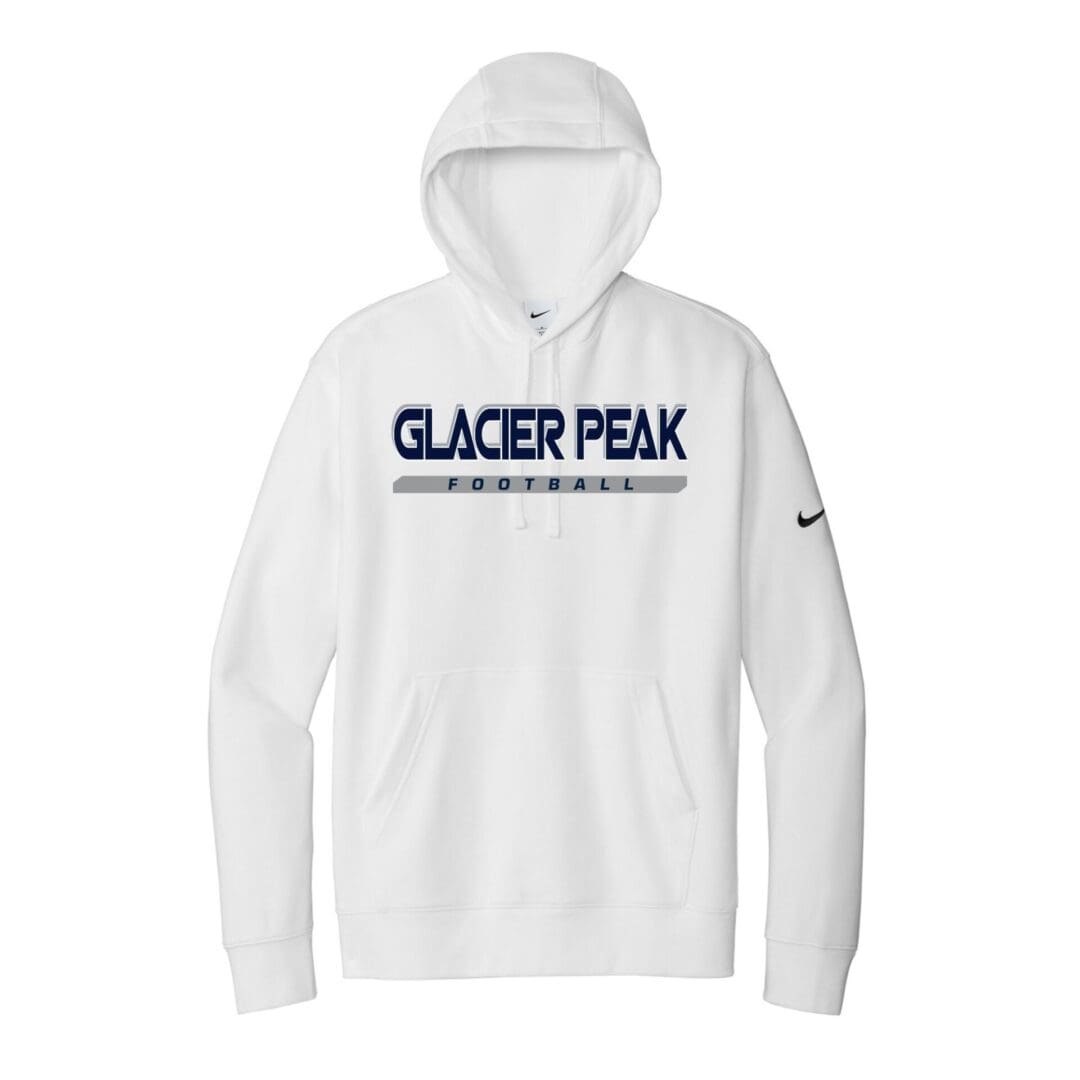 Nike Club Fleece Sleeve Swoosh Pullover Hoodie - Image 2